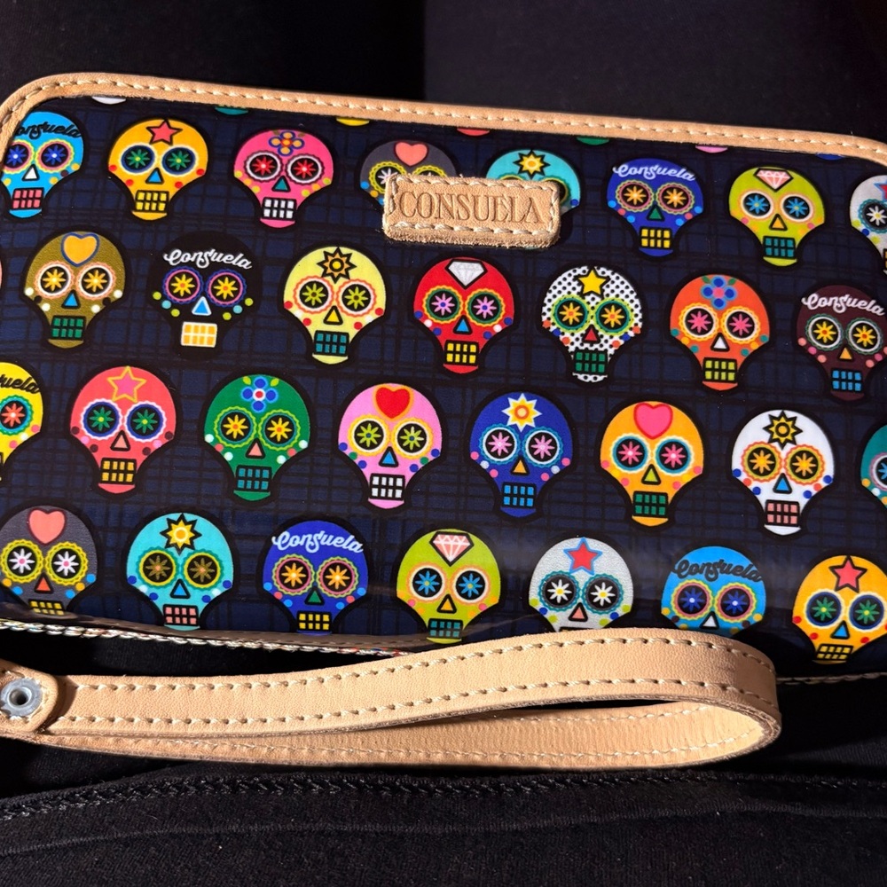 Consuela Skull Pattern Large Wallet